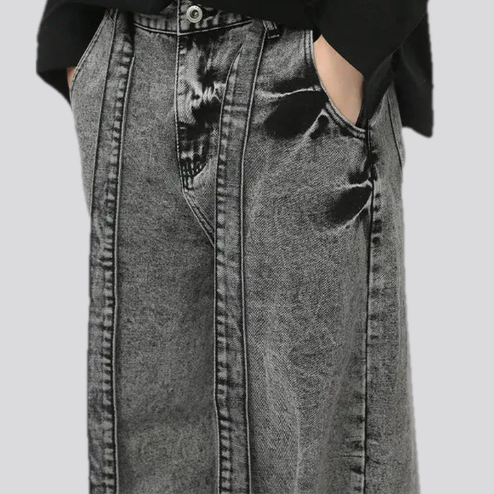 Vintage slouchy acid wash jeans for men