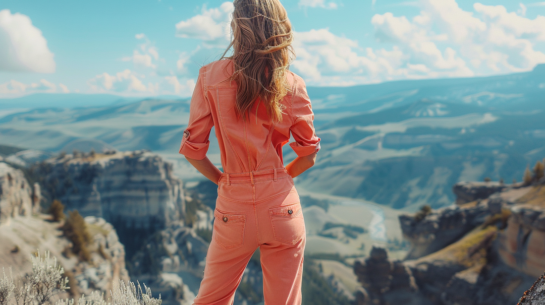 The Pink Denim Jumpsuit: A Melodic Fashion Statement | Jeans4you.shop