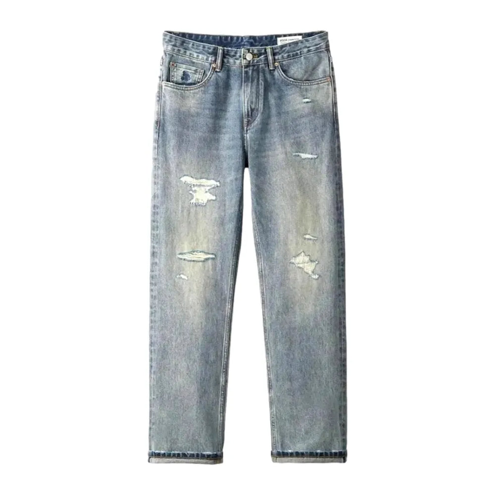 Vintage Straight Fit Men's Jeans - Blue