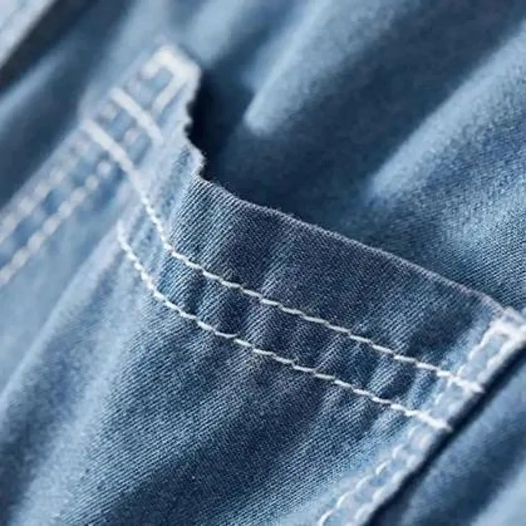 Lyocell regular jean shirt