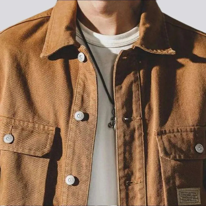 Regular vintage men's jeans jacket