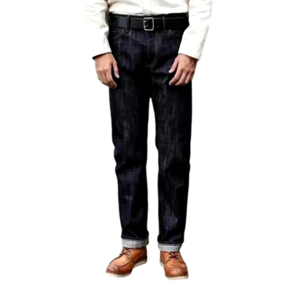 Casual Men's Jeans - Dark Blue