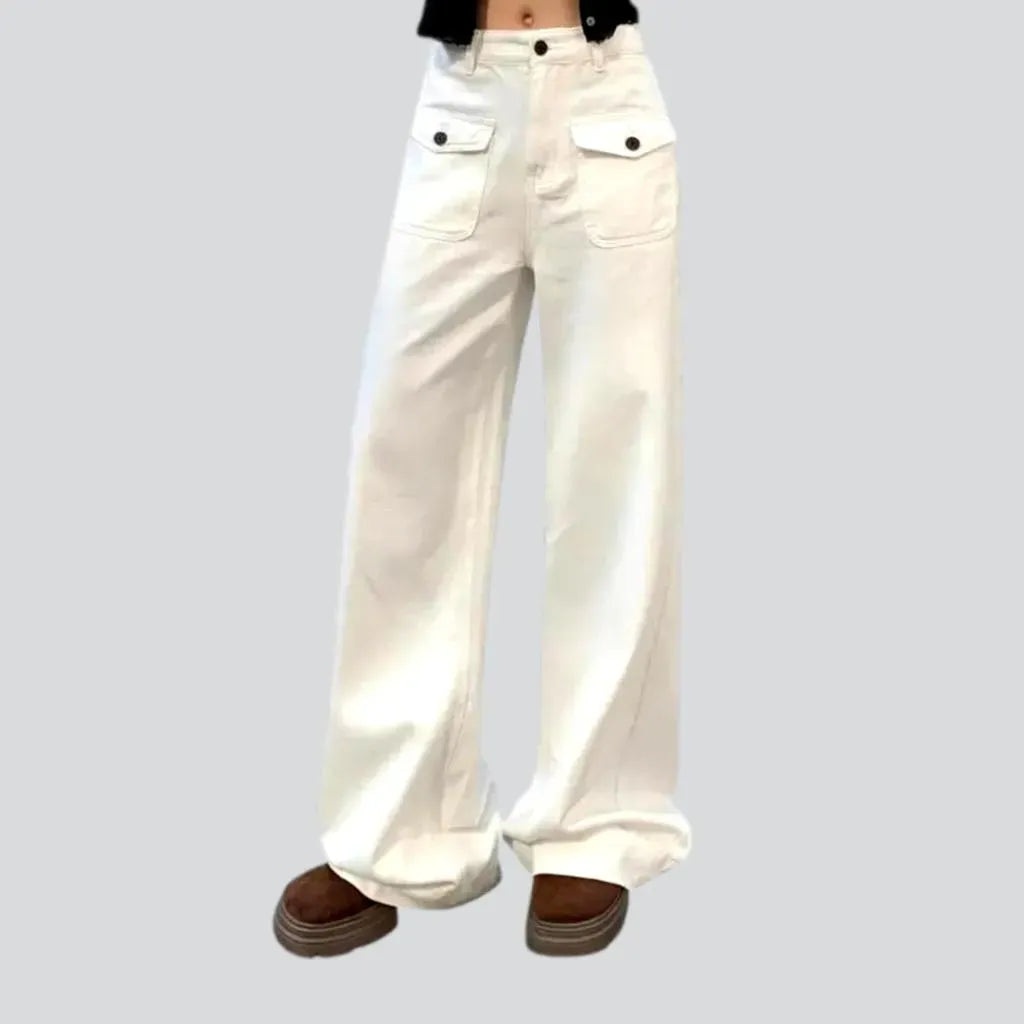 High fashion women's denim pants