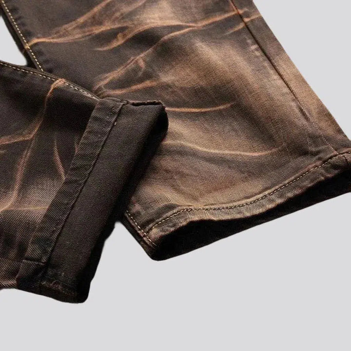 Patchwork vintage jeans
 for men