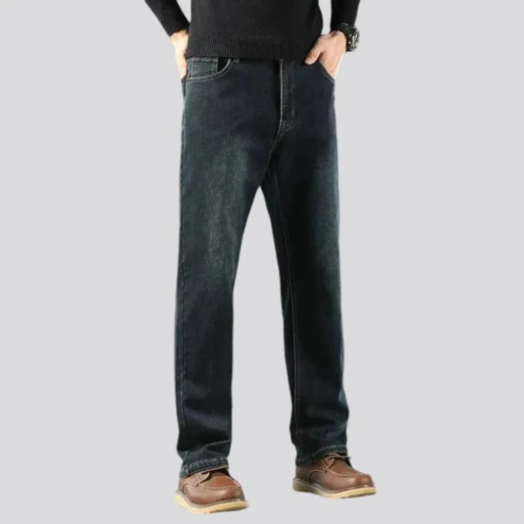 Classic dark wash men's jeans