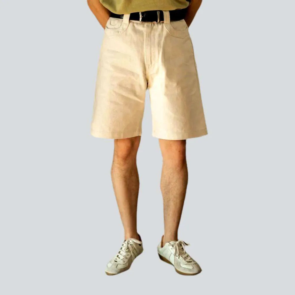 14oz selvedge men's denim shorts | Jeans4you.shop