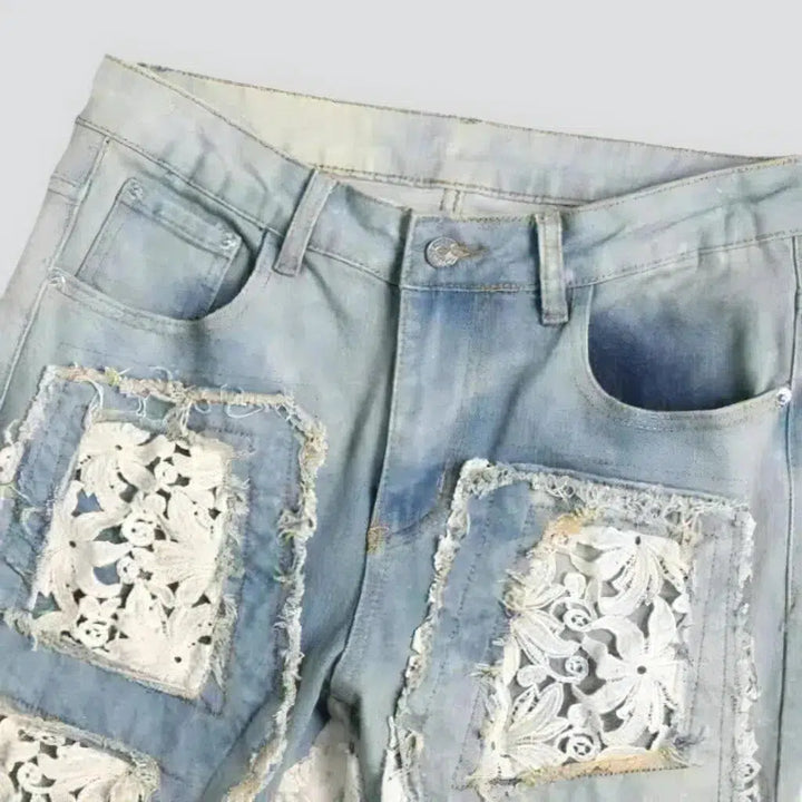 Skinny light-wash jeans
 for men