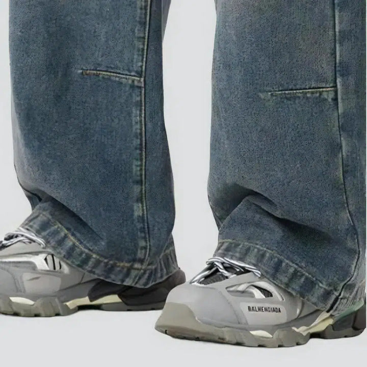 Medium-wash jeans
 for men