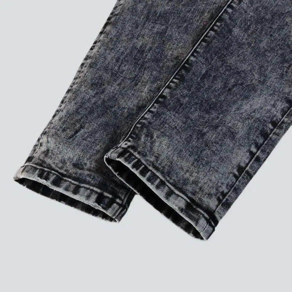 Grey skinny jeans
 for men