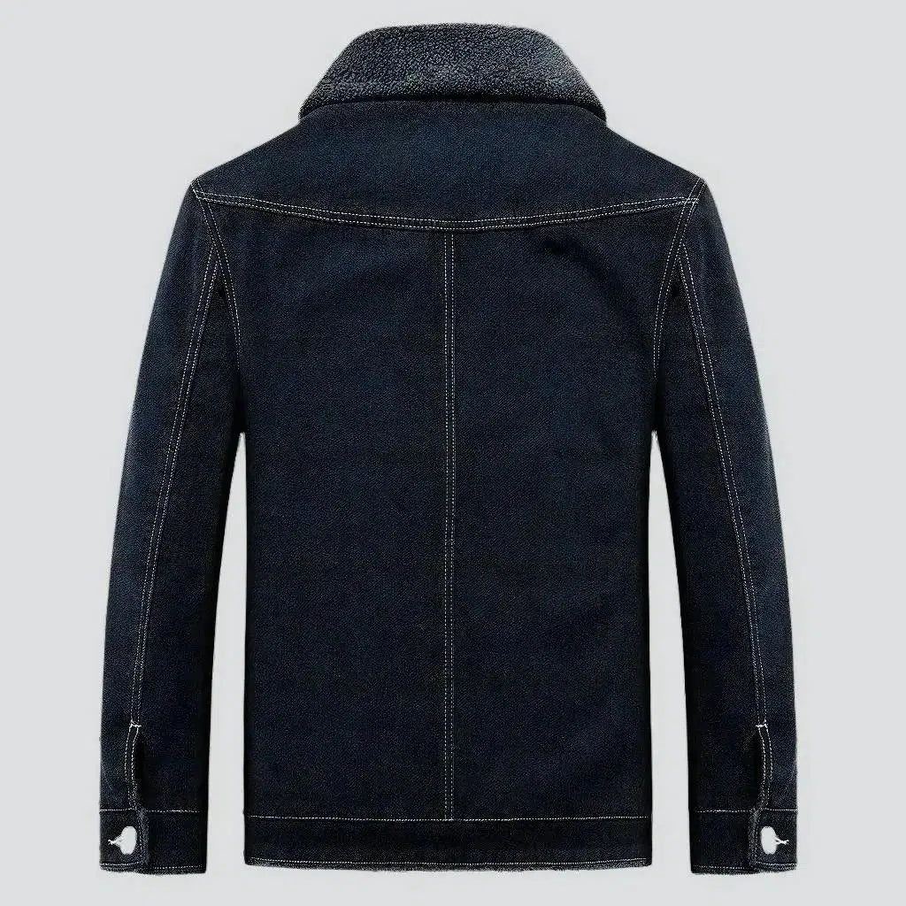 Street vintage men's denim jacket