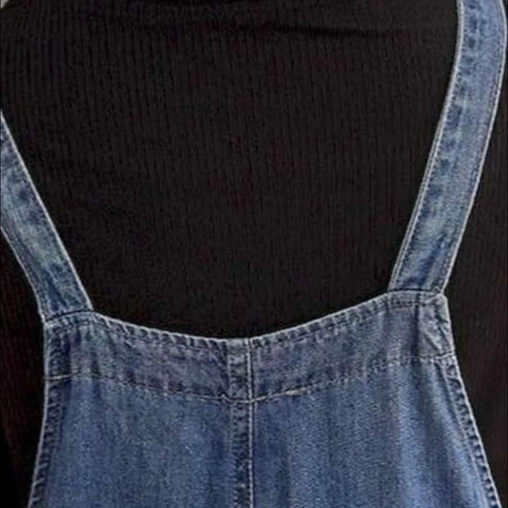 Baggy denim jumpsuit
 for ladies