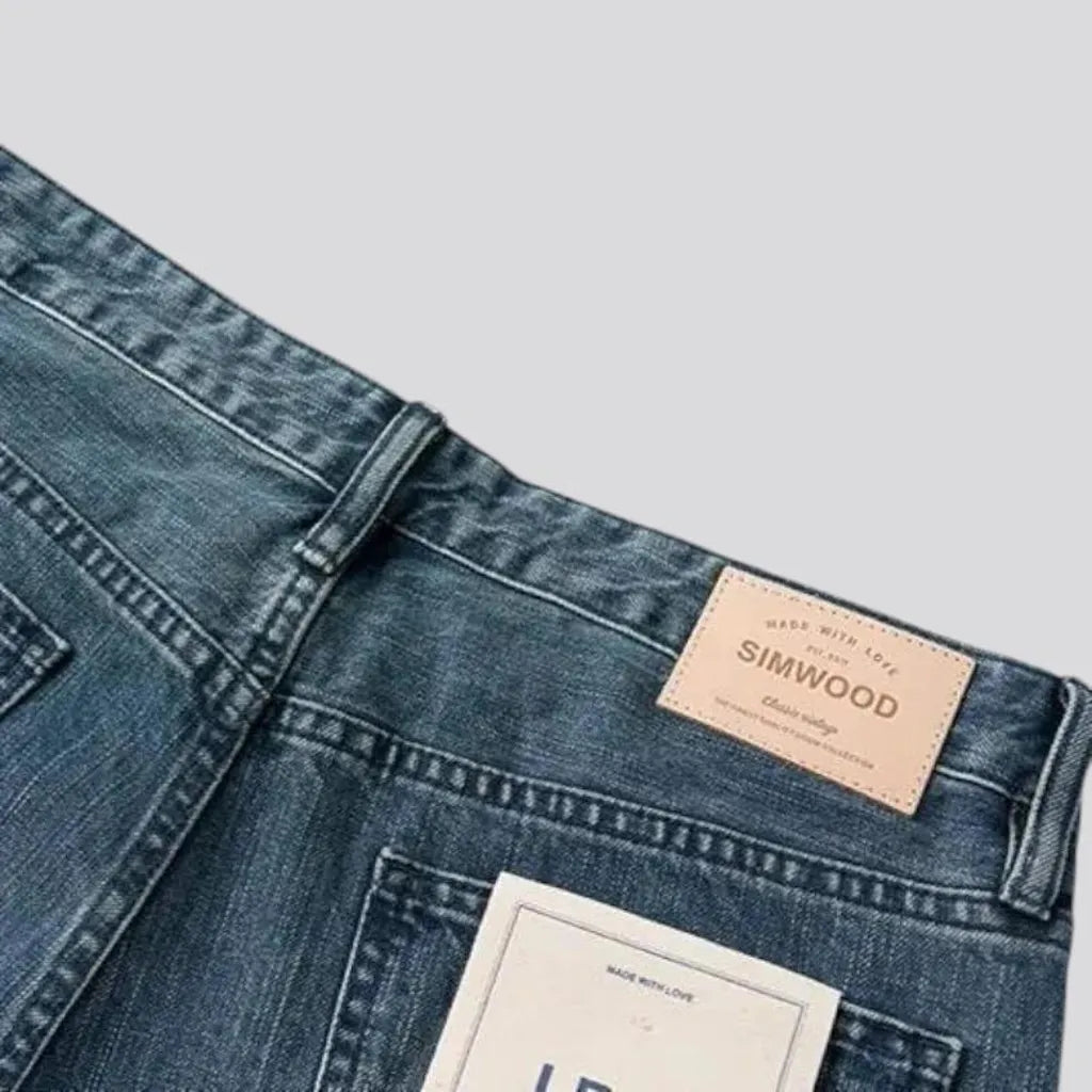 Light sanded men's jeans