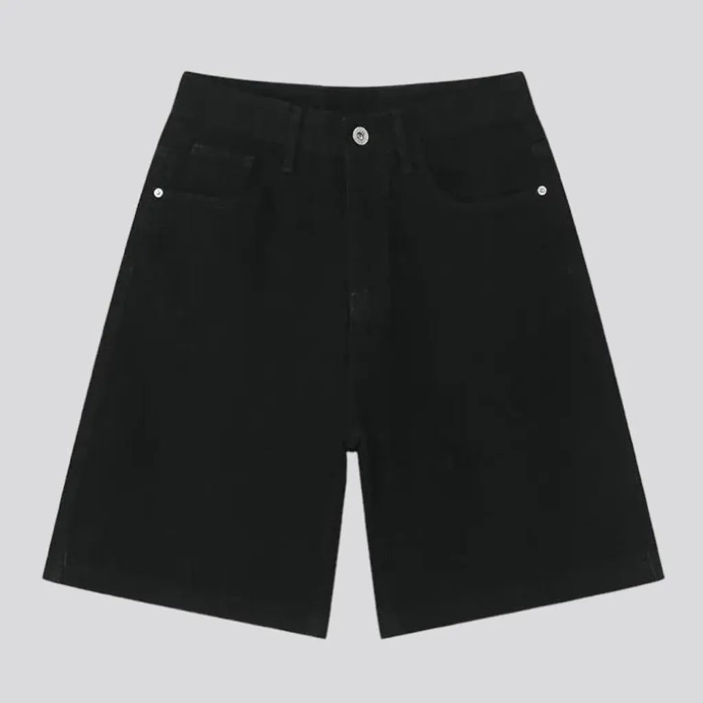 Baggy high-waist men's denim shorts | Jeans4you.shop