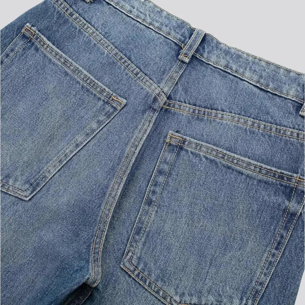 Sanded 90s style jeans for ladies