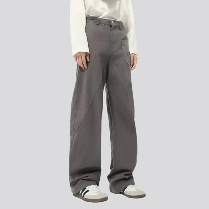 Stylish baggy men's jeans pants