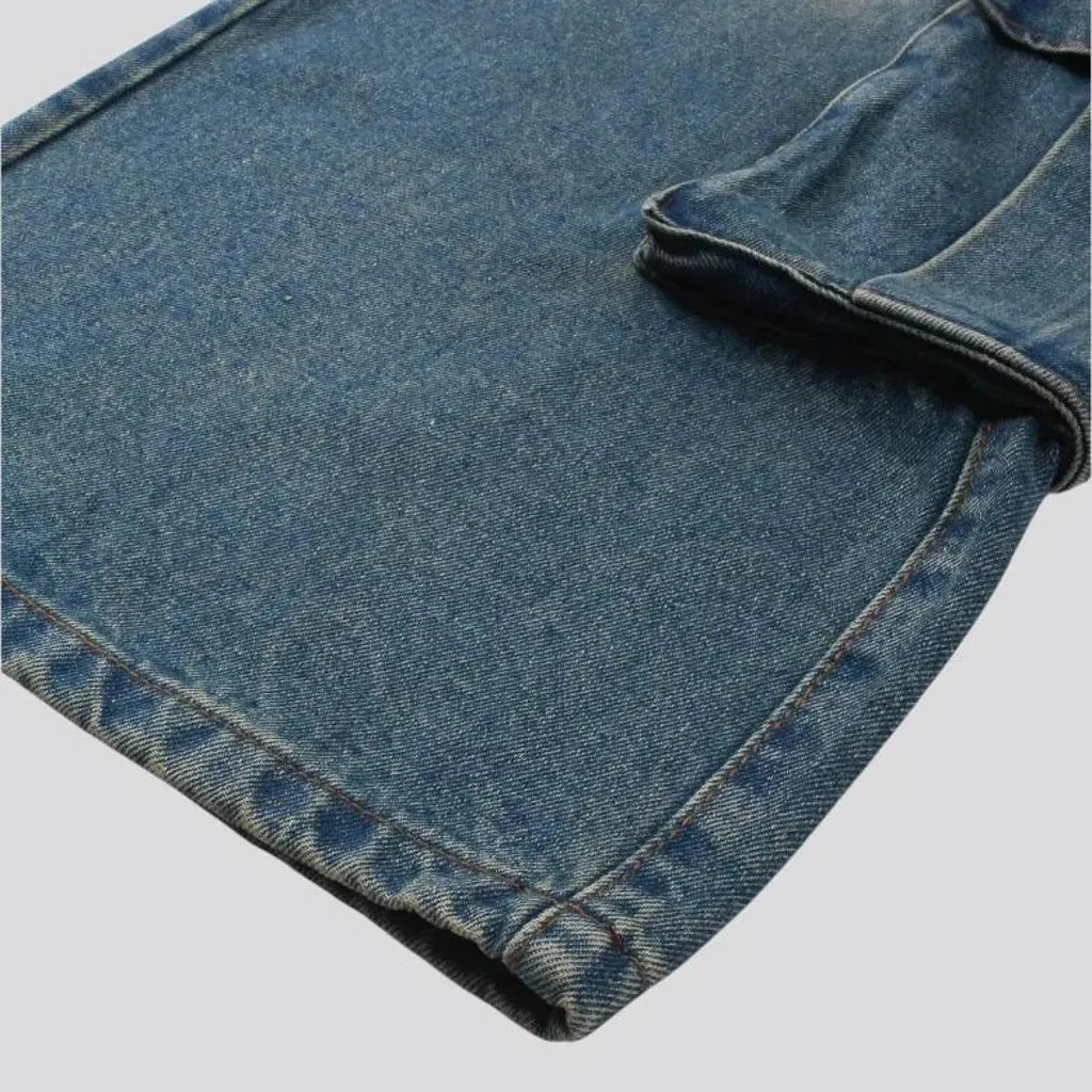 Wide fit men's jeans