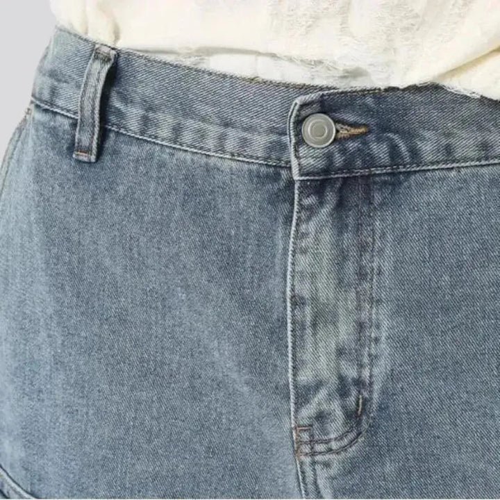 Raw-hem vintage jeans
 for men