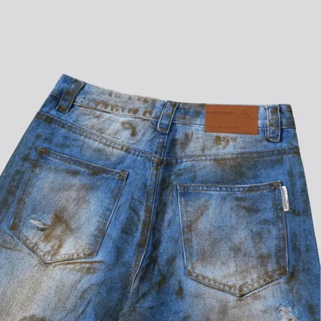 Vintage mid rise street style men's jeans