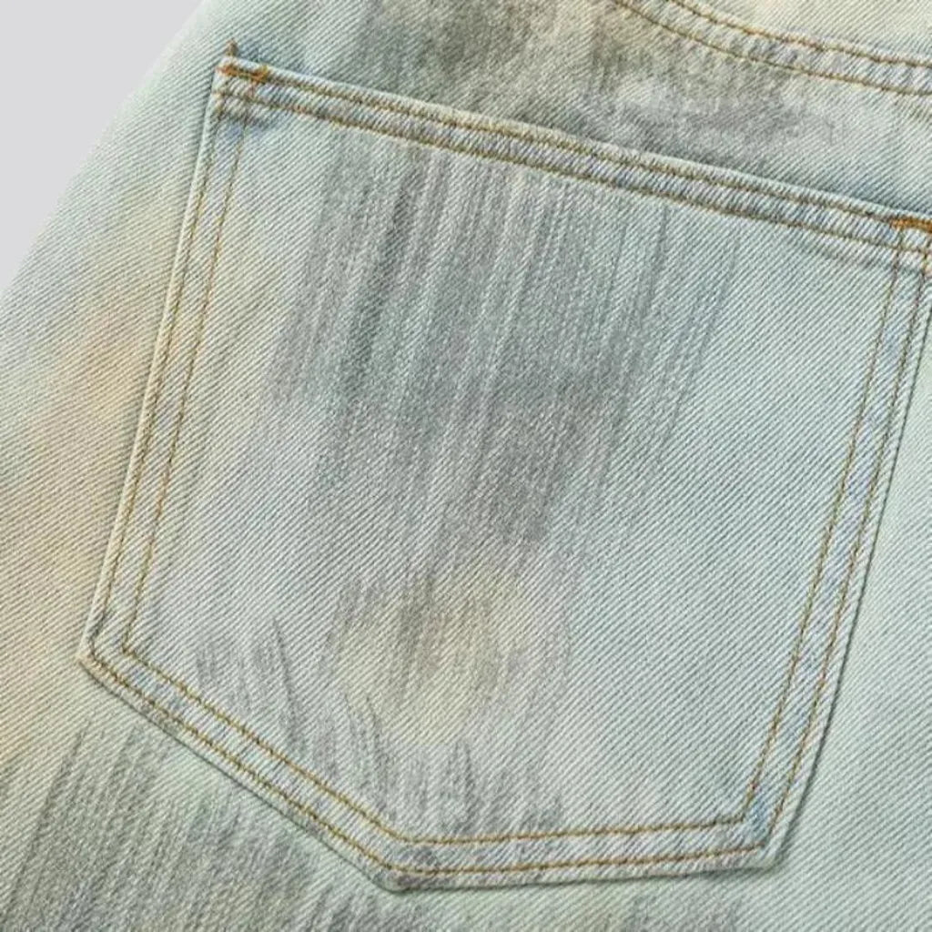 Ragged fit men's jeans