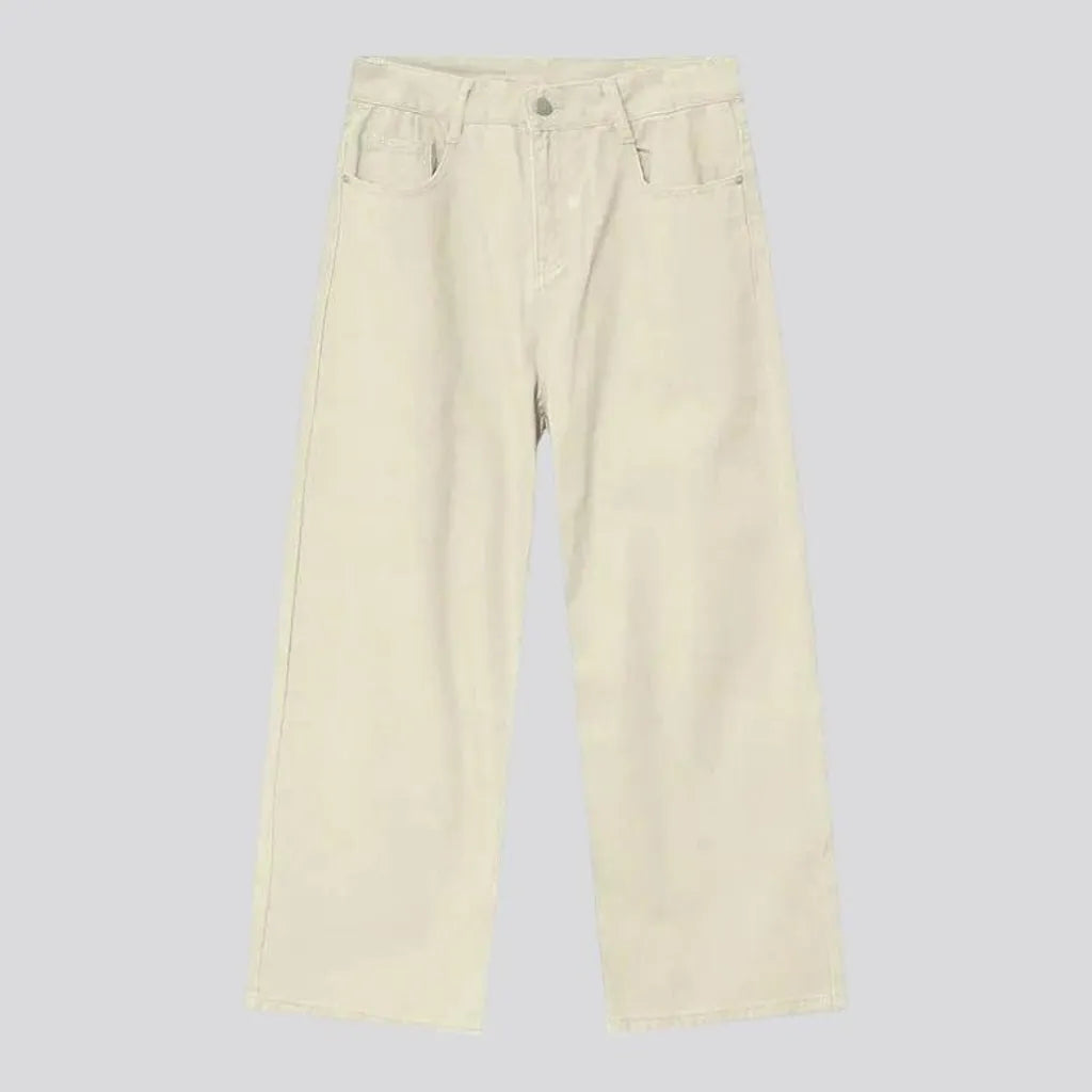 Boho mid rise jeans for men