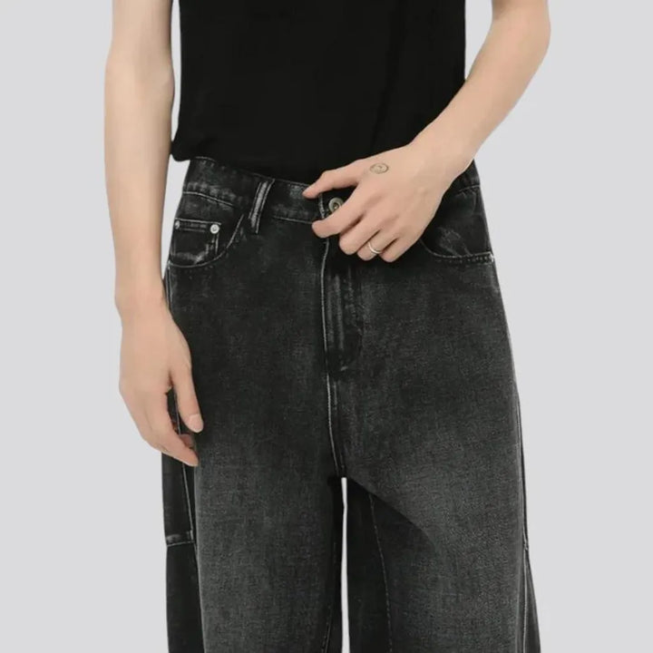 Mid rise baggy vintage men's jeans