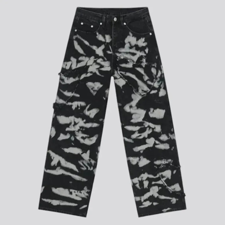 Camouflage fashion multi-color men's jeans