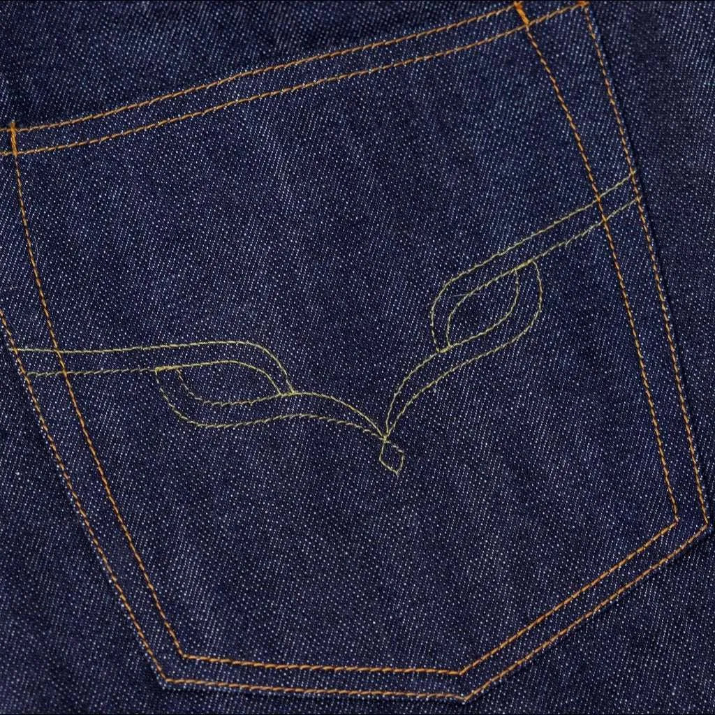 14oz raw men's selvedge jeans