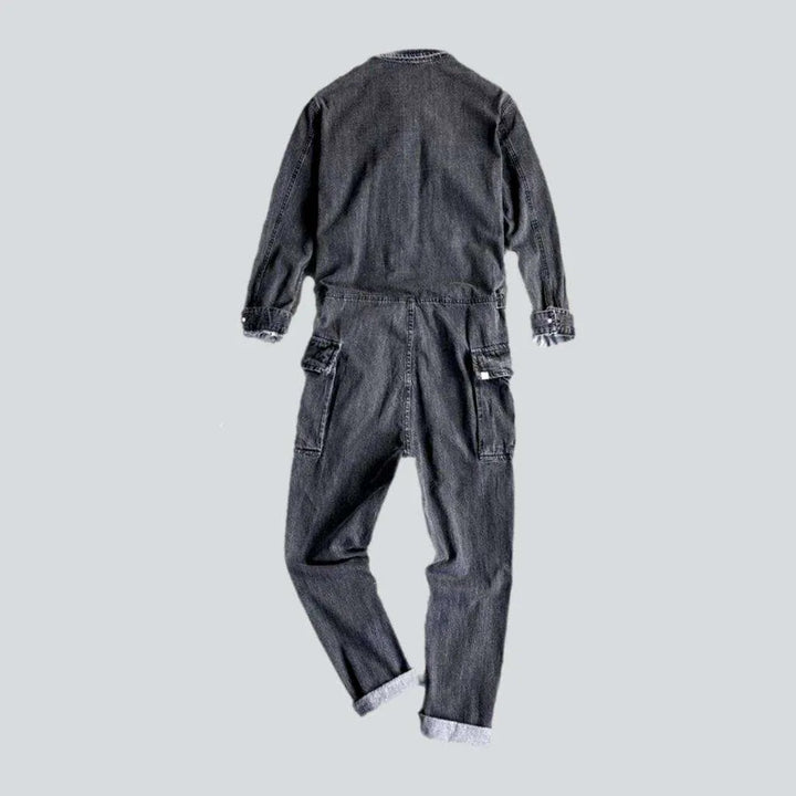 Fashion cargo jean overall
 for men