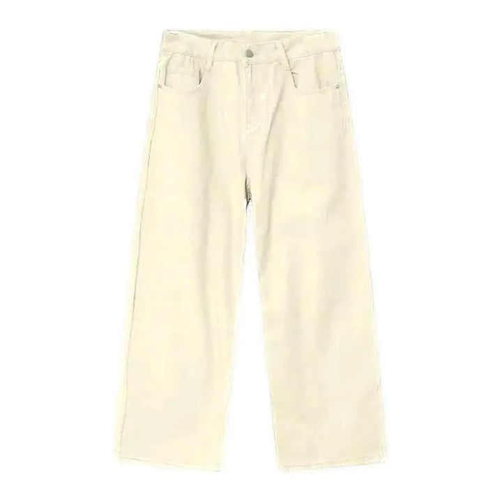 Boho Mid Rise Jeans for Men - Sand