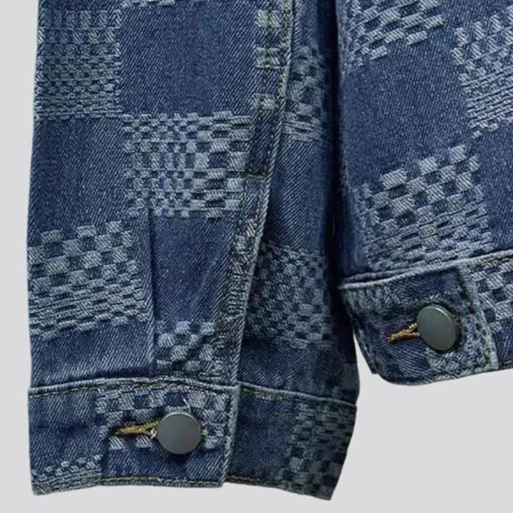 Boho chic denim jacket for men