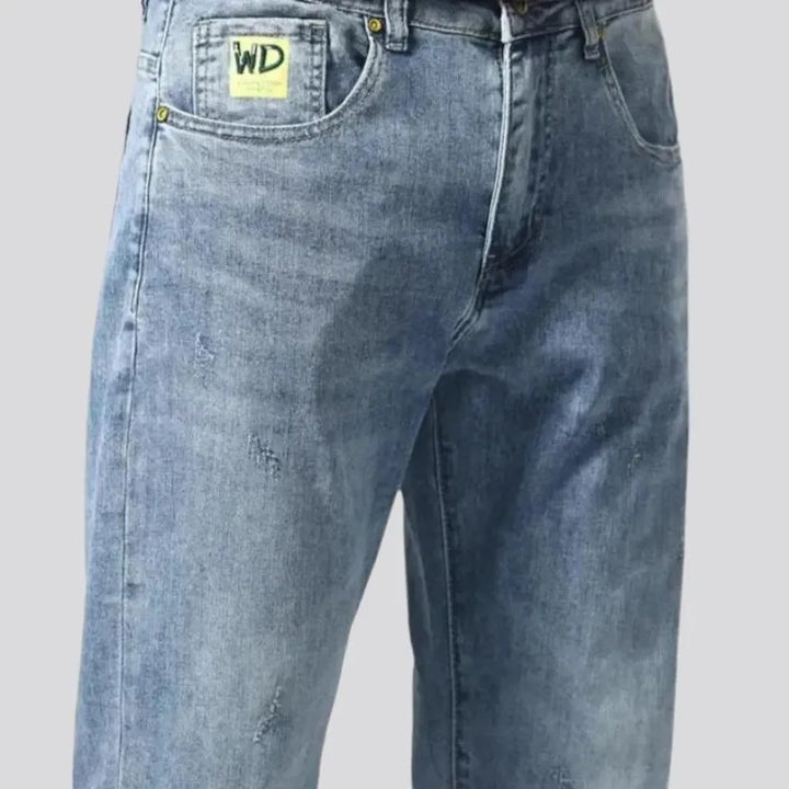 Vintage loose fit casual men's jeans