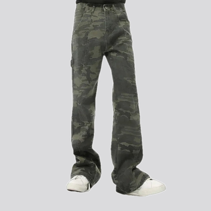 Stylish army jeans for men