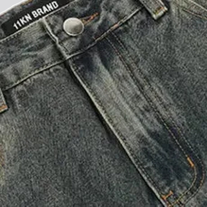 Stylish mid-rise jeans for men