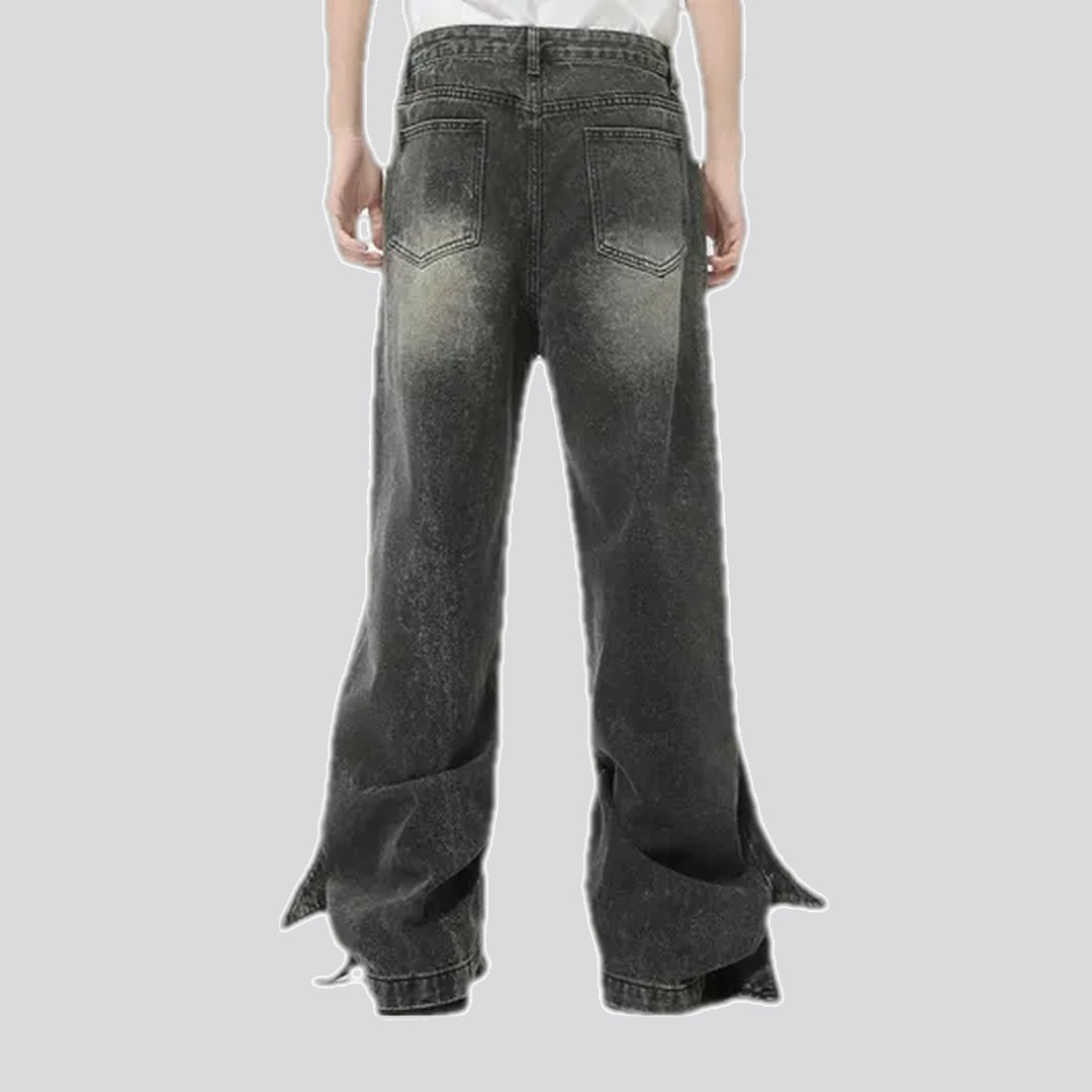 Retro and wide fit men's jeans