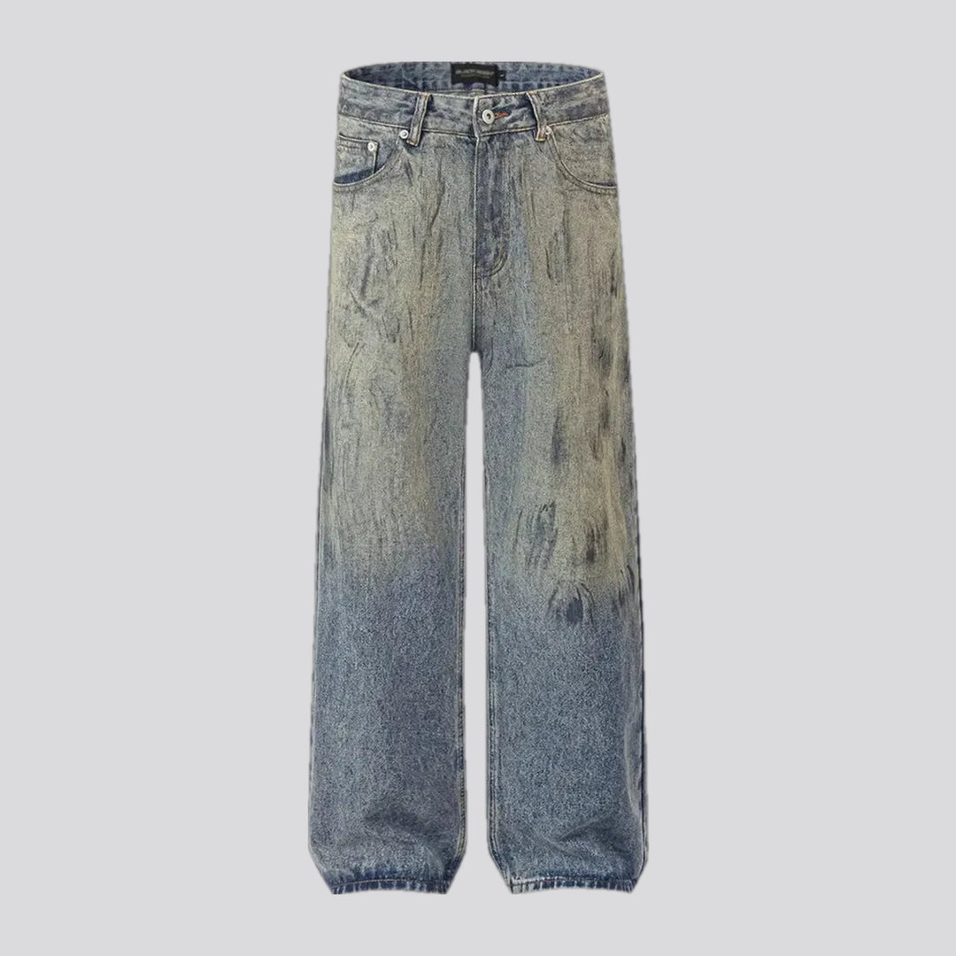 Washed Out Baggy Men's Jeans | Jeans4you.shop