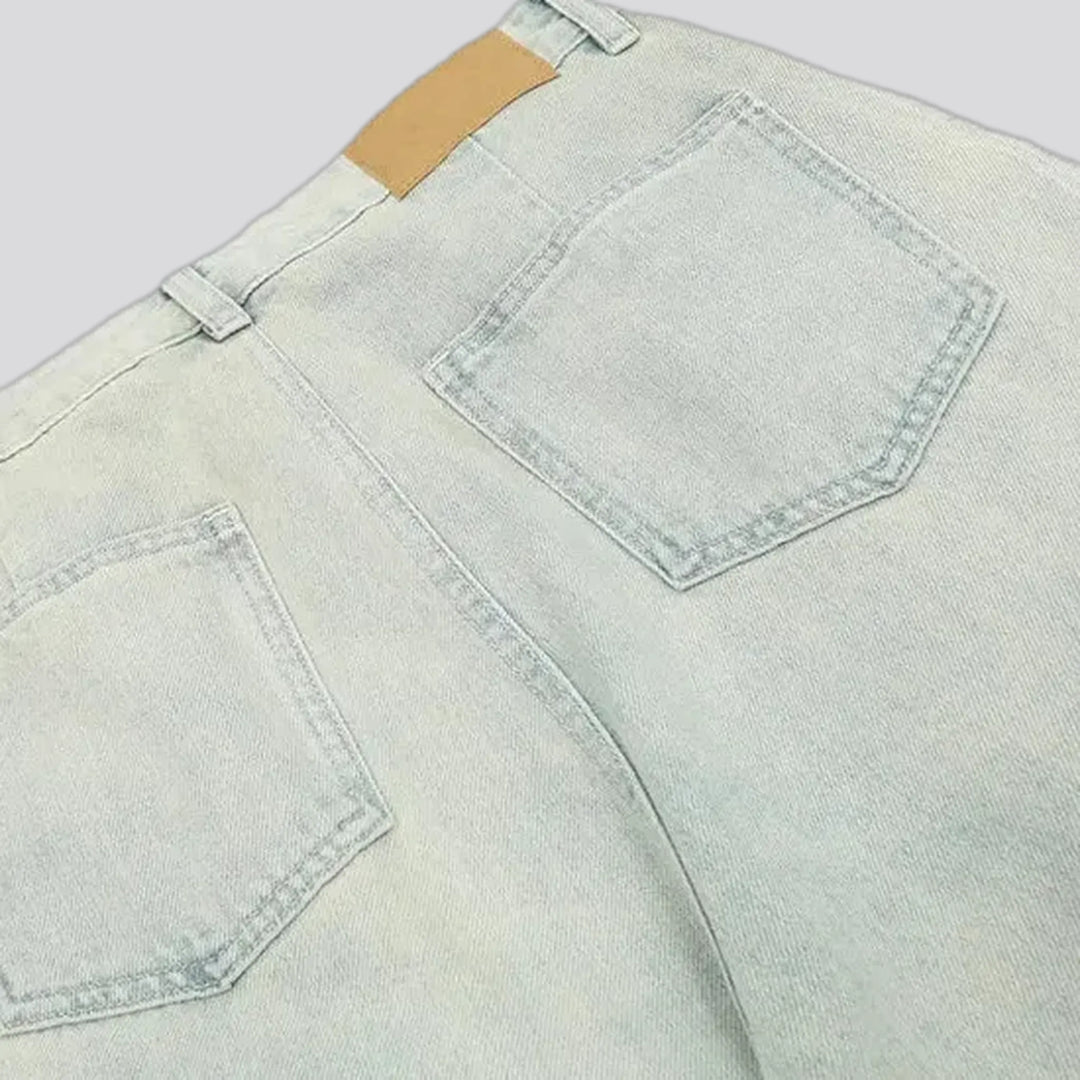 Baggy retro stonewashed men's jeans