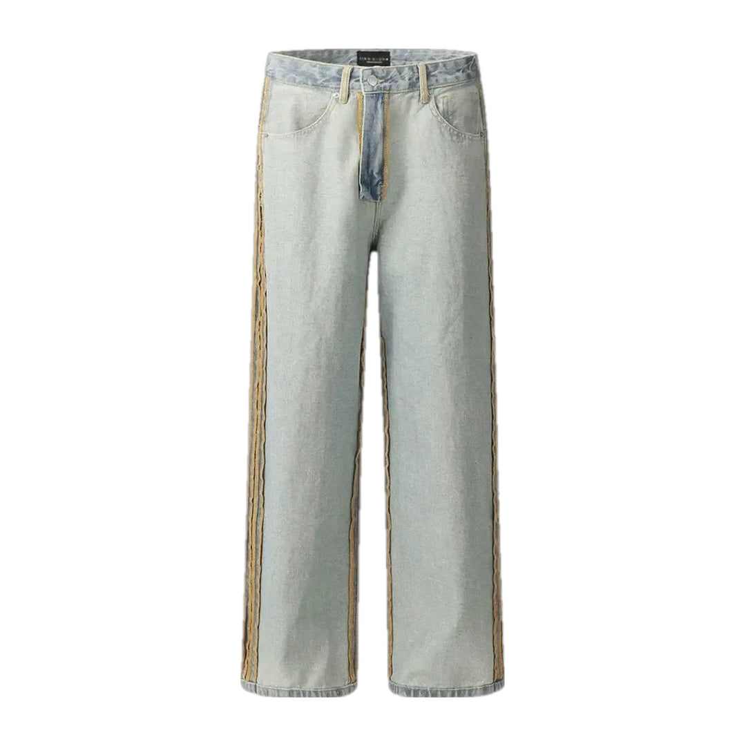 Fashion Wide Men's Jeans - Light Blue