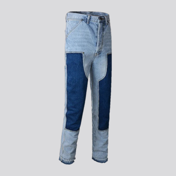 Lightweight stylish slim fit men's jeans