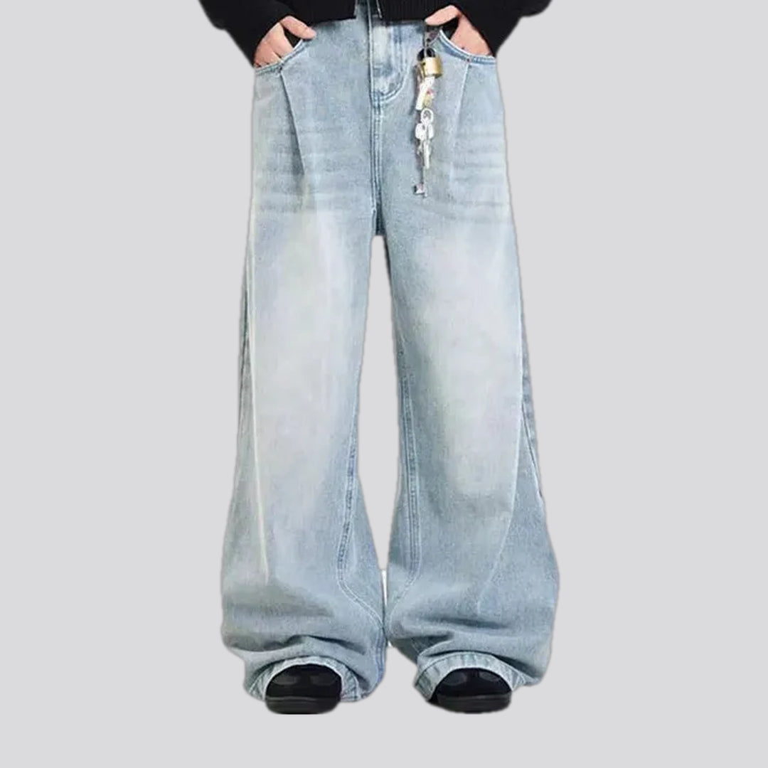 Faded stylish jeans for men