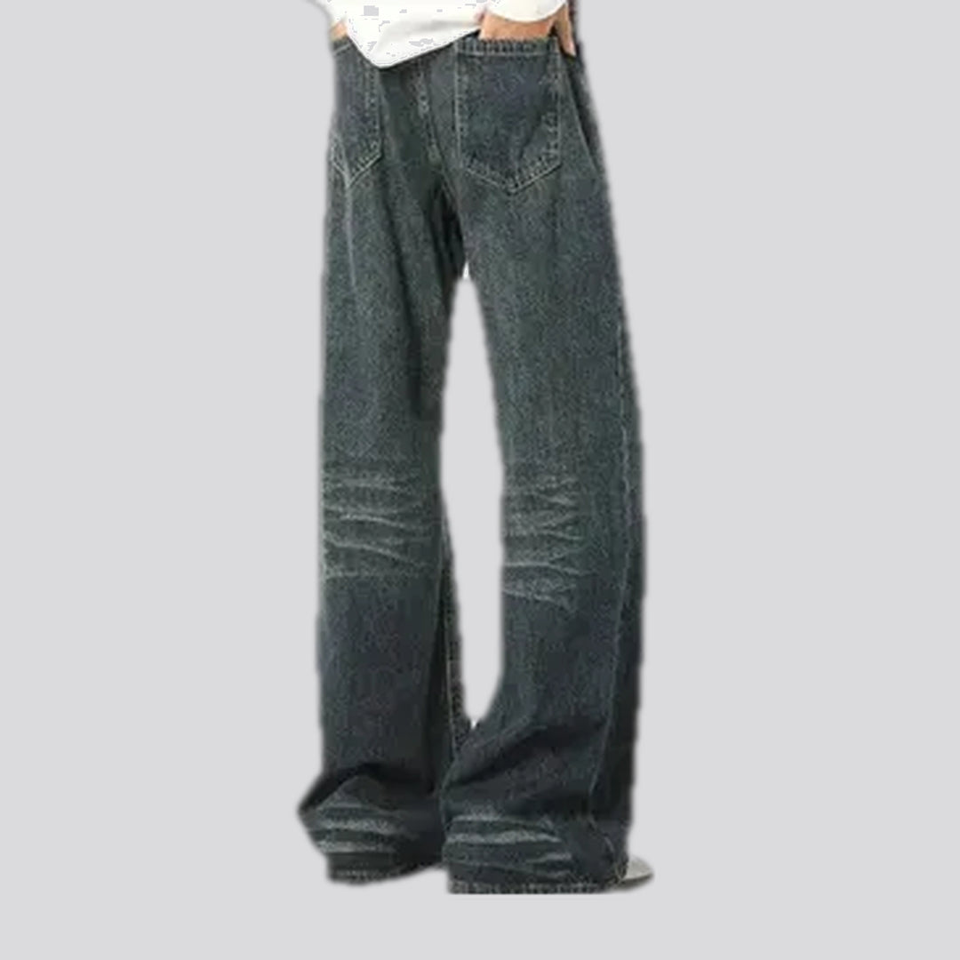 Mid-rise vintage slouchy men's jeans