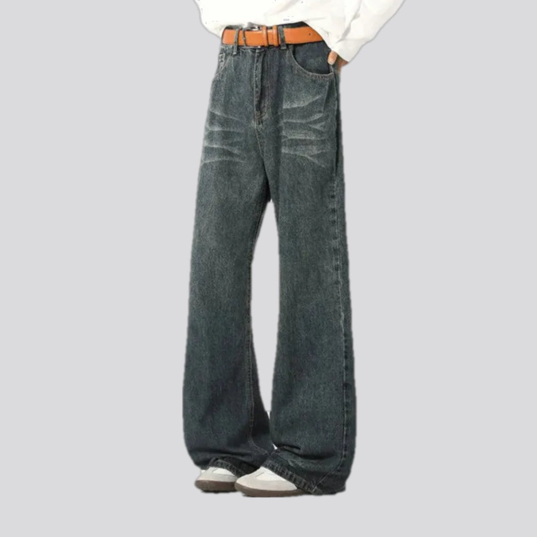 Mid-rise vintage slouchy men's jeans