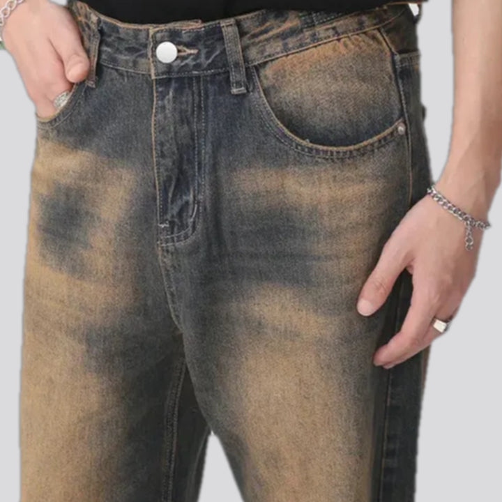 Boho baggy over men's jeans