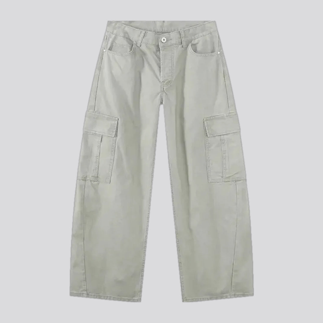 Baggy cargo stylish men's denim pants