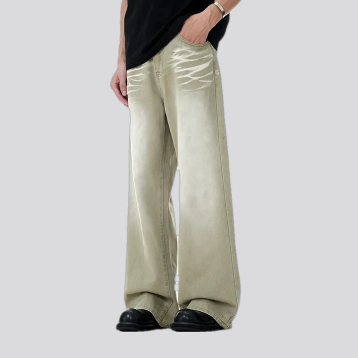 Fashionable colored men's jeans