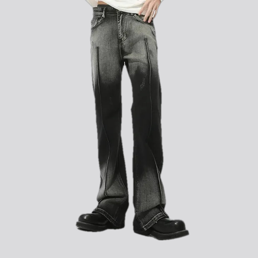 Fashionable vintage bootcut men's jeans