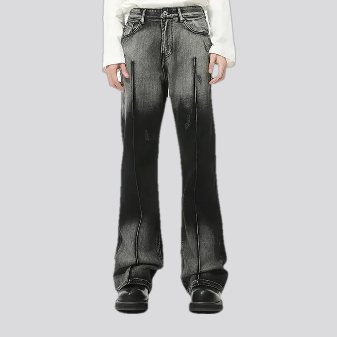 Fashionable vintage bootcut men's jeans