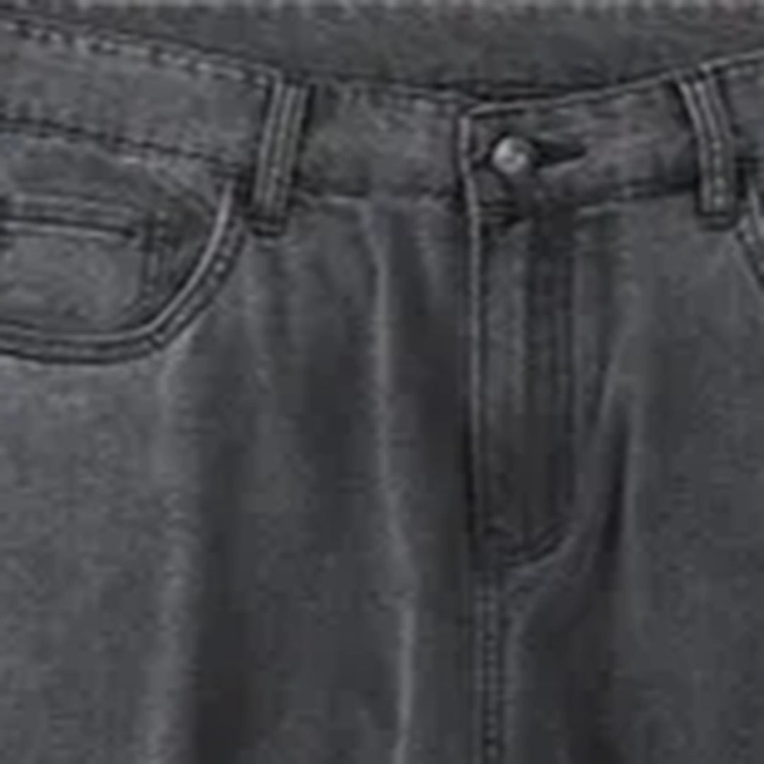 Stretchable stonewashed jeans for men