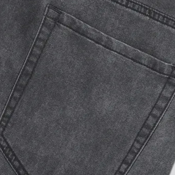 Stretchable stonewashed jeans for men