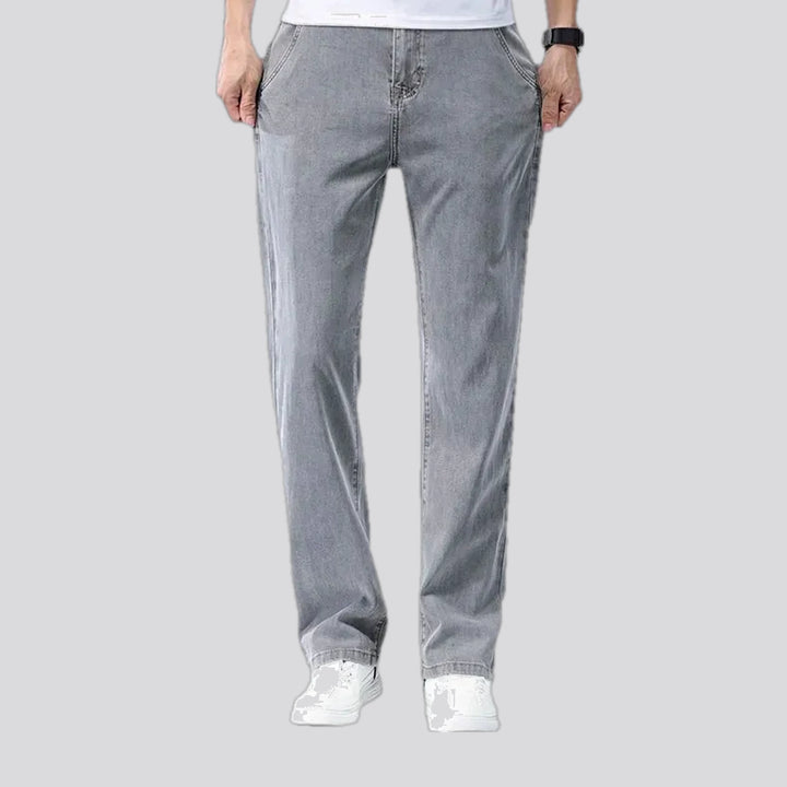 Stretchable casual fit men's jeans