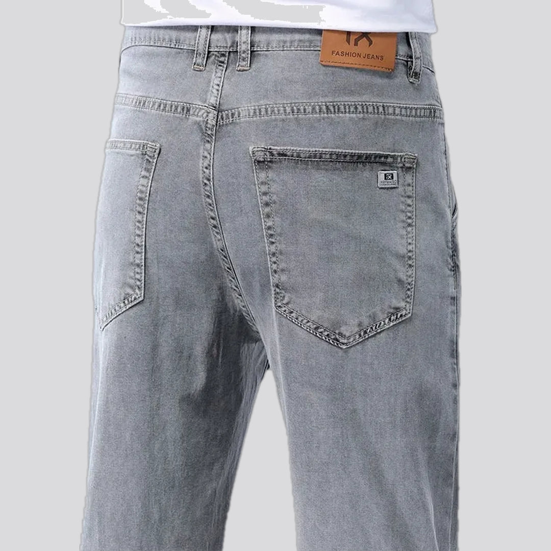 Stretchable casual fit men's jeans